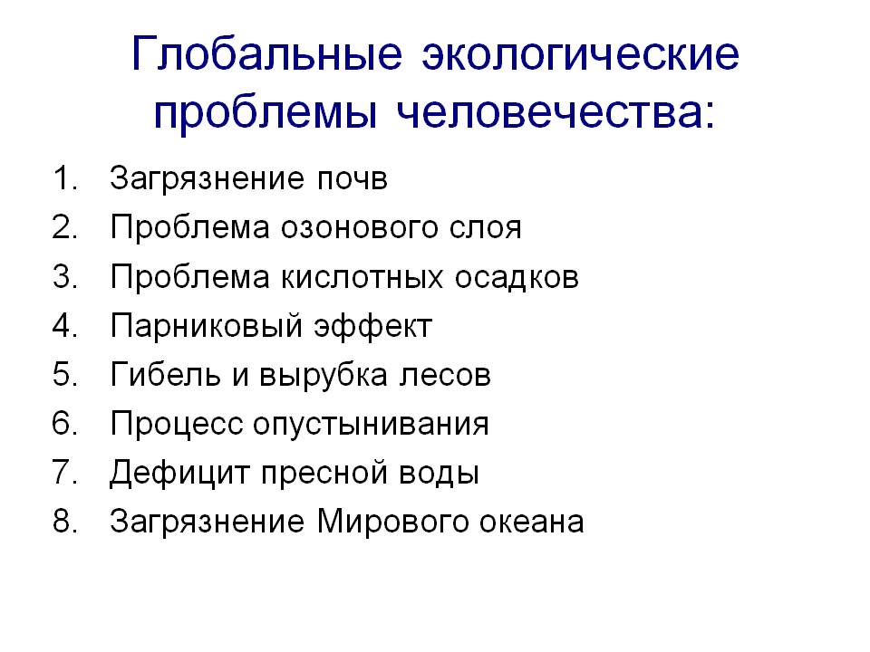 Причины возникновения экологических проблем в сельской местности проект индивидуальный