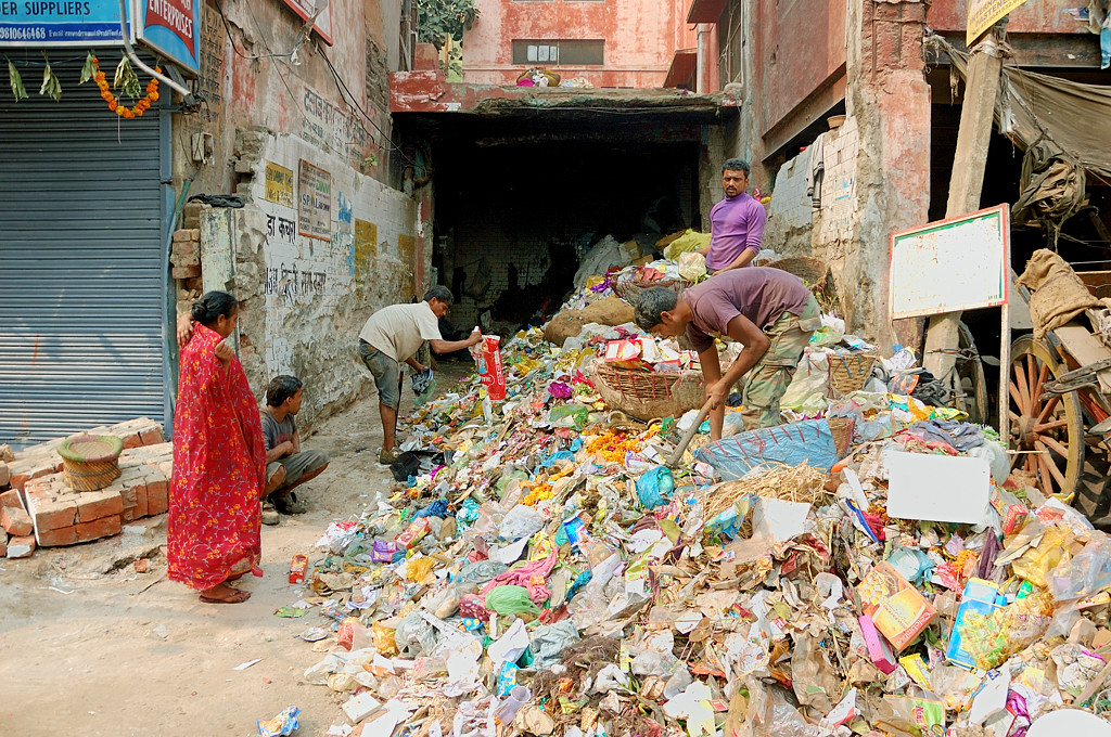 Переработка мусора в индии